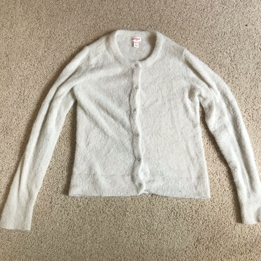 Cat and Jack Button Up Sweater